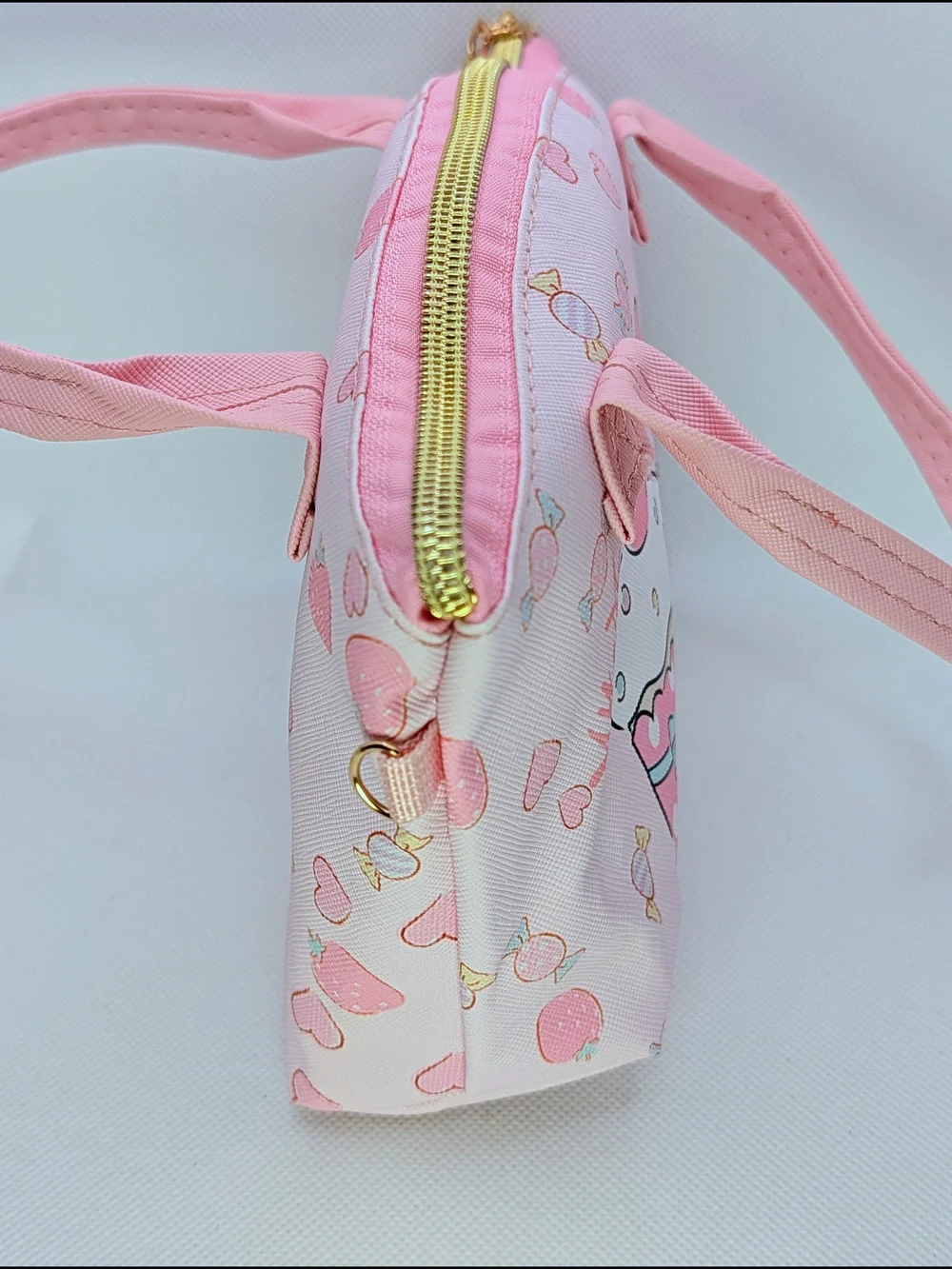 Sanrio My Melody Pink Crossbody Bag with Gold Tone Hardware